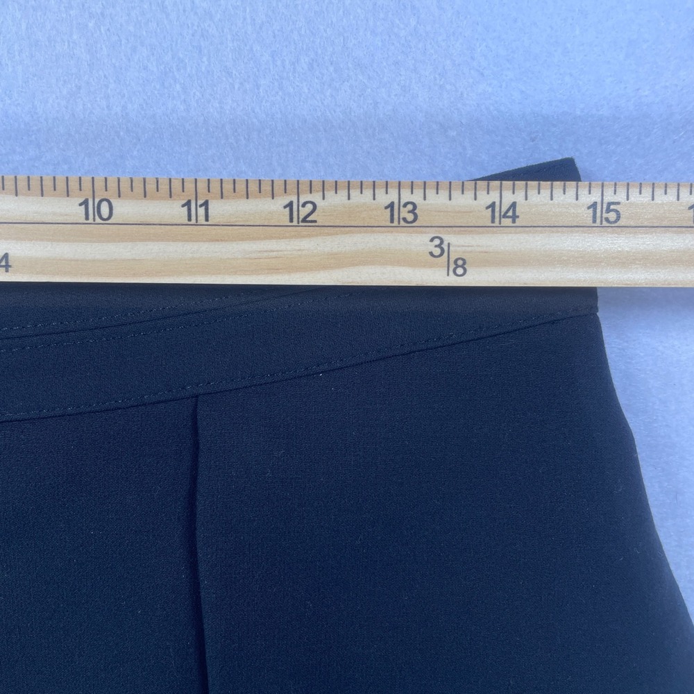 White House Black Market Black Peplum Back Pencil Skirt Size 8 Workwear Business - Picture 10 of 11
